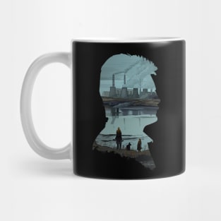 Andrei Tarkovsky´s Stalker Scene Illustration Silhouette Mug